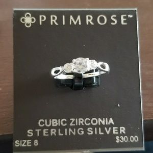Sterling Silver Cubic Zirconia Ring